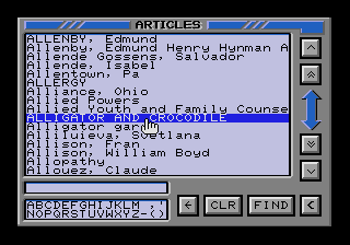 Скриншот игры Compton's Interactive Encyclopedia